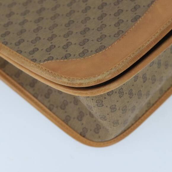 GUCCI Micro GG Supreme Shoulder Bag Pvc Beige Gold 001 104 001 104 - Picture 11 of 16
